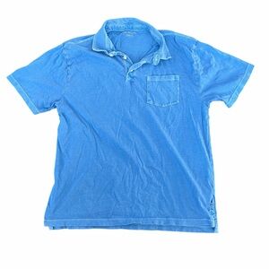 Crewcuts Vibrant Blue soft short-sleeve garment-dyed polo shirt